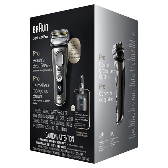 Braun Electric Razor, Waterproof Foil Shaver for Men, Series 9 Pro