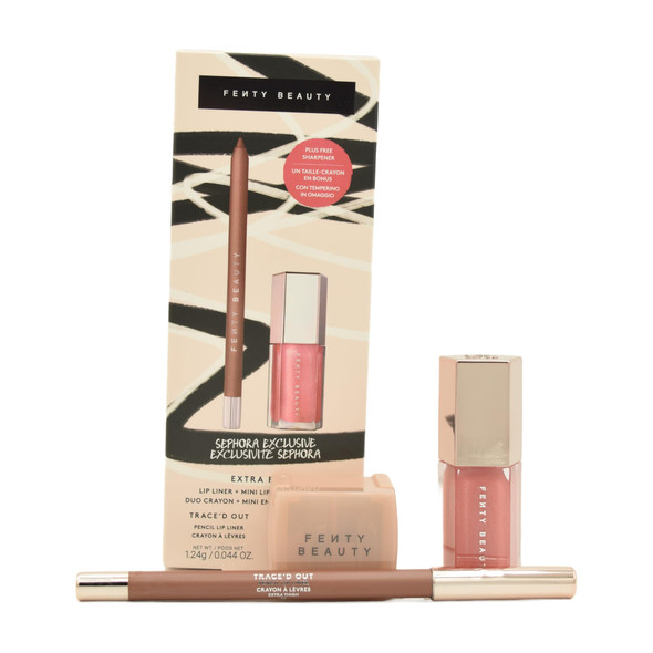 Fenty Beauty Extra Fussy Lip Liner + Mini Lip Luminizer Duo 06 Extra Thigh / 02 Fussy