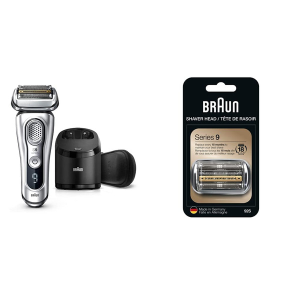 Braun Series 9 9360cc Wet & Dry Electric Shaver with Clean