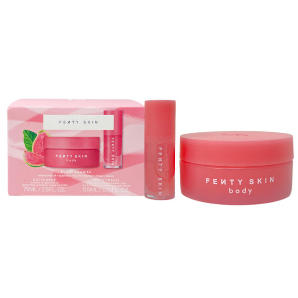 Fenty Beauty Limited Edition Guava Goodiez Guava Lip + Mini Butta Drop Set