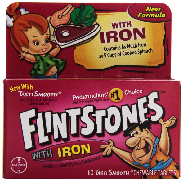 Flintstones Multi Vitamins With Iron 60 Ct
