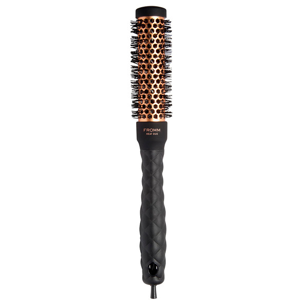 Fromm Heat Duo Copper X 1 Round Brush For Expert Blowouts And Faster Hair Drying Roller Hairbrush For AntiStatic Styling Smoothing Straightening And Shine