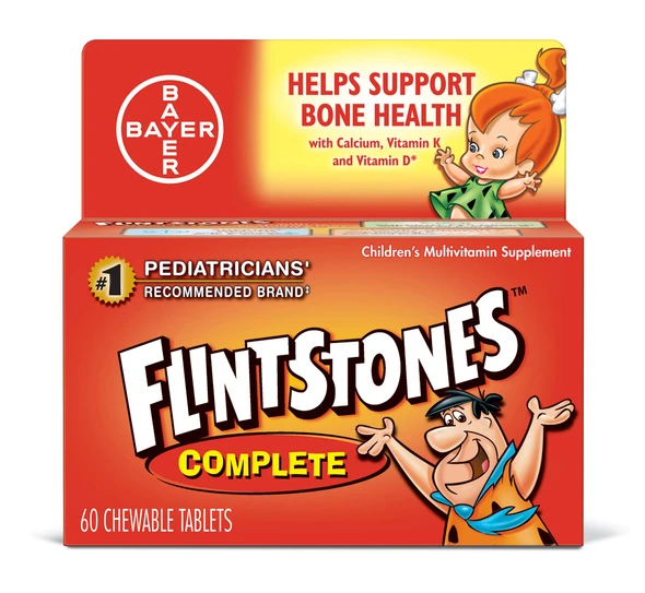 Flintstones Vitamins Complete Multivitamin Chewables 60 Ct By001