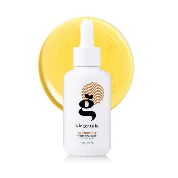 Ginger Milk Finishing Oil For Curly Wavy And Coily Hair 4 Fl Oz