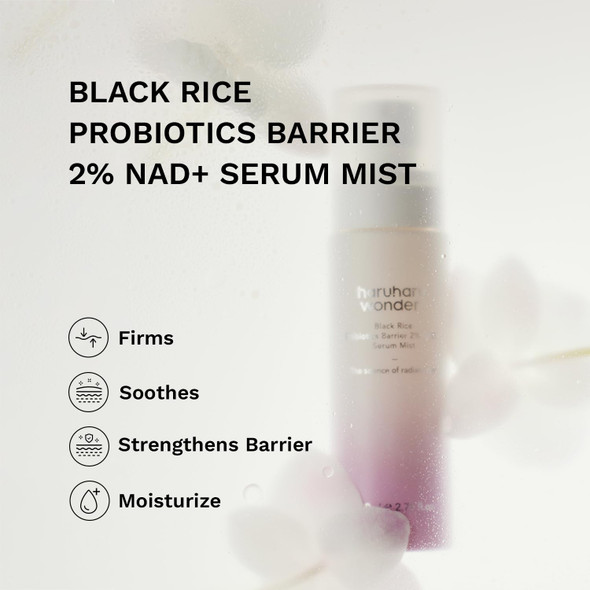 Haruharu Wonder Black Rice Probiotics 2% Nad+ Serum Mist 2.70 Fl. Oz