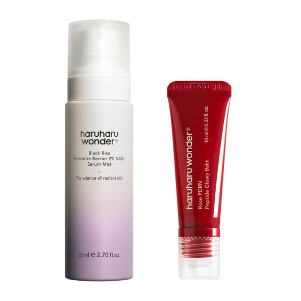 Haruharu Wonder GlowOnTheGo Duo 2% Nad Mist And Pdrn With Peptide Lipbam