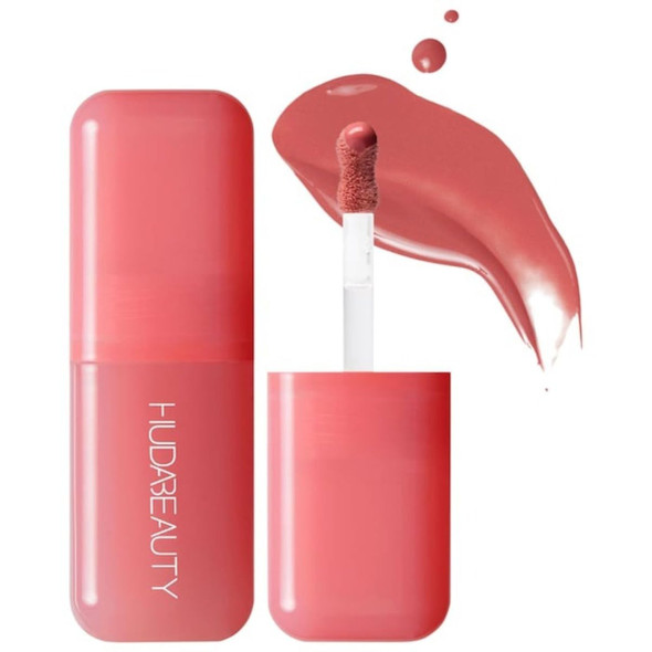 Huda Blush Filter Soft Glow Liquid Blush aaSa Strawberry Cream (Dusty Rose) aaSa Radiant Finish Lightweight Buildable Formula Longwearing aaSa 0.15 Oz / 4.5 Ml