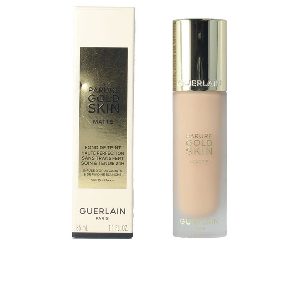 Guerlain Parure Gold Skin Matte 24H Wear NoTransfer Foundation Spf 153N Neutral For Women 1.1 Oz Foundation