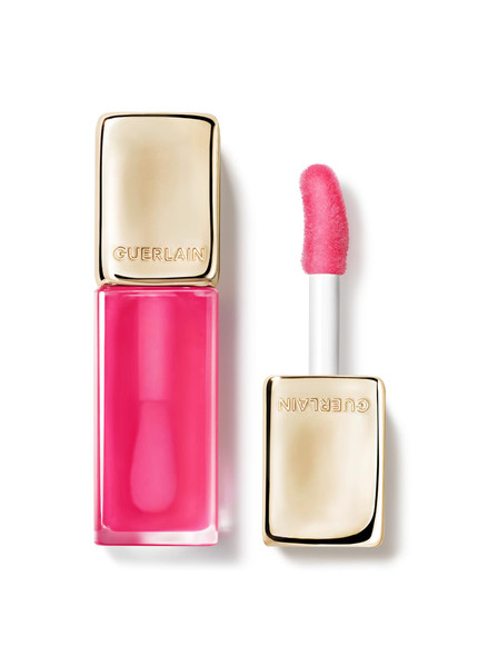 Guerlain Kiss Bee Glow Oil 458 Rose Glow For Women 0.3 Oz Lip Oil