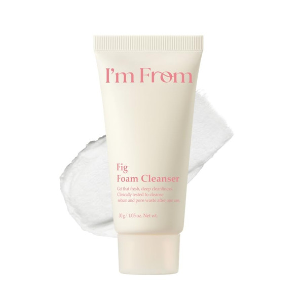 IM From Fig Foam Cleanser Mild Exfoliating Care Cleanser All Skin Type Korean Skincare 1.01Fl.Oz