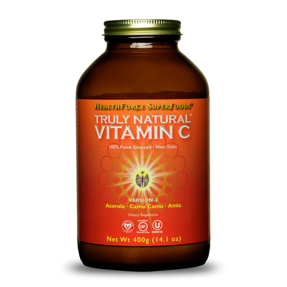 Healthforce Superfoods Truly Natural Vitamin C Immune Support Supplement With Camu Berry Vitamin C Supplement For Immune Health Vegan NonGmo 400 Grams 67 Servings