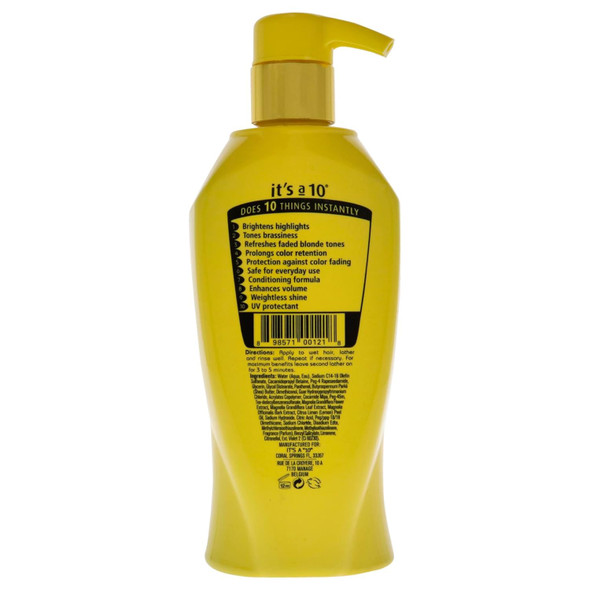 ItS A 10 Miracle Brightening Shampoo For Blondes 10 Oz