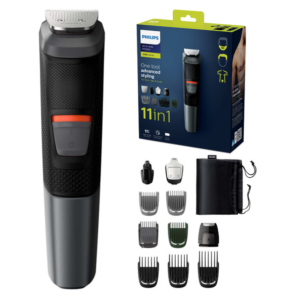 Philips MG5730/15 Multi-Grooming Set 11-in-1, Black