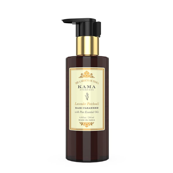 Kama Ayurveda Lavender Patchouli Hair Cleanser (Shampoo) With Pure Essential Oils Of Lavender And Patchouli 200Ml
