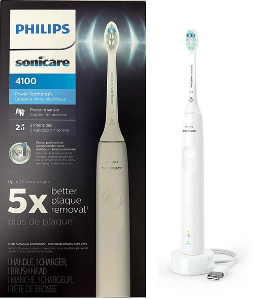 Philips Sonicare ProtectiveClean Removes up to 2X More Plaque, Long Lasting 14 Day Battery Life Rechargeable Electric Toothbrush