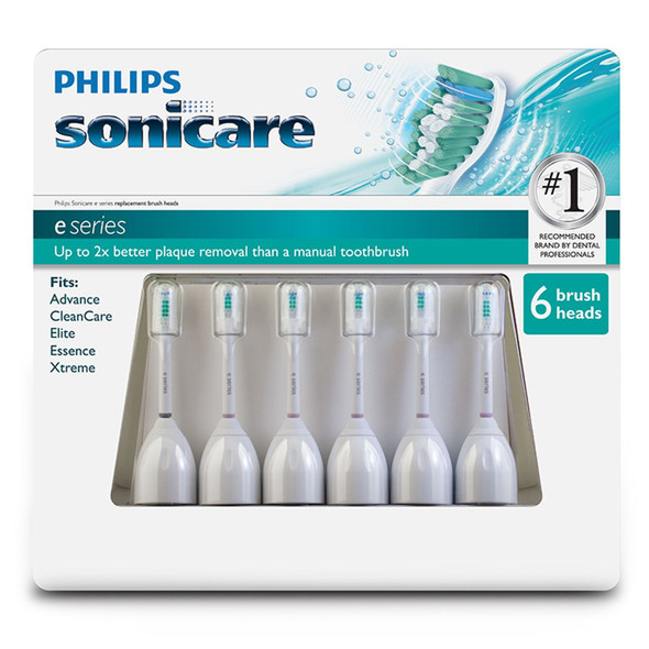 Philips Sonicare E Series Standard Brush Heads - 6 Pack