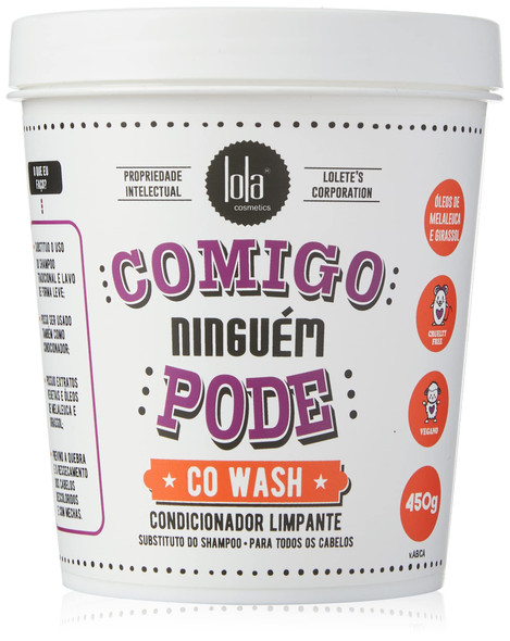 Lola From Rio Comigo Ninguem Pode Co Wash Conditioner For All Hair Types Moisturizes And Clenses Dry And Brittle Hair 15.87 Fl Oz