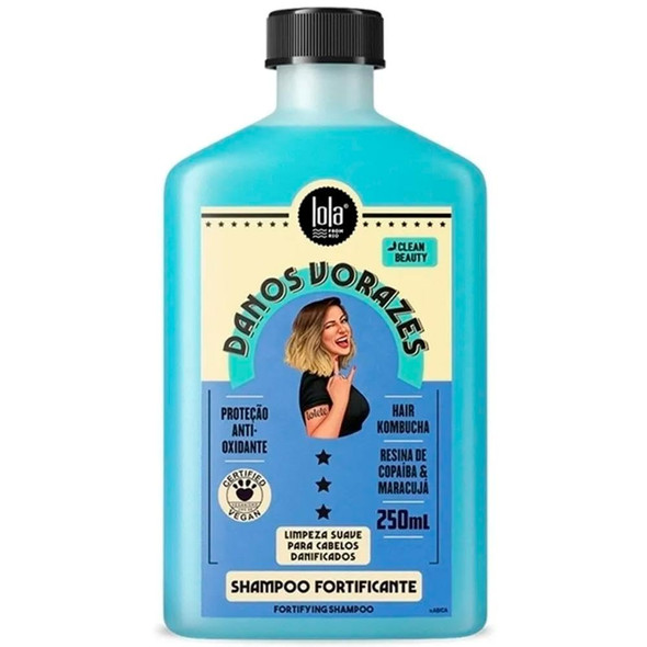 Lola From Rio Danos Vorazes Fortifier Shampoo Repairs Extremely Damaged Hair For More Aligned Strong And Shiny Hair 8.45 Fl Oz