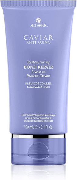 Alterna Caviar Anti-Aging Restructuring Bond Repair Leave-in Protein Cream for Unisex, Purple, 150 Millilitre