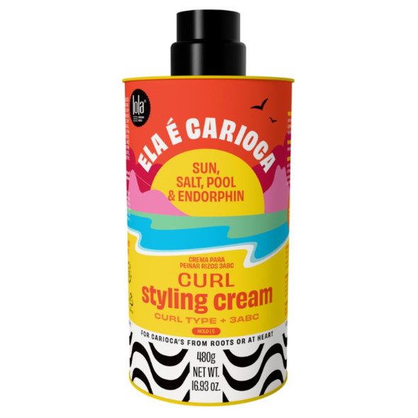 Lola From Rio Ela E Carioca 3Abc CurlDefining Cream Boost Hydration Minimize Frizz Provide Soft Flexible Control For 3Abc Curl Type 17.64 Fl Oz