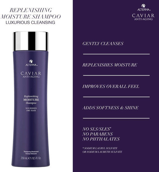 Caviar Anti-Aging Replenishing Moisture Shampoo by Alterna for Unisex - 16.5 oz Shampoo 2399607