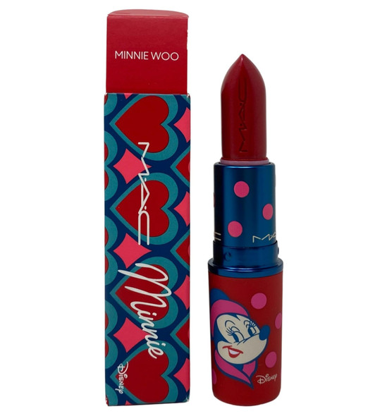 Mac M A C Cosmetics Lustre SheerShine Lipstick Minnie Woo (Disney Minnie Mouse Collection) 3G / 0.1 Oz
