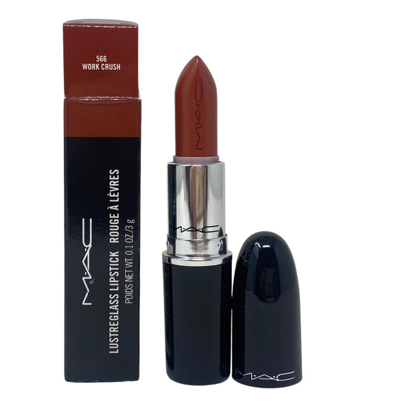 Mac Cosmetics Lustre Lipstick 566 Work Crush 0.1 Oz / 3G