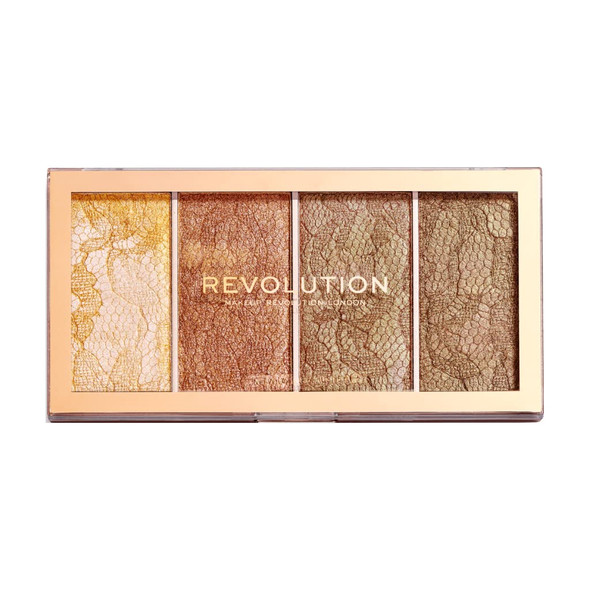 Makeup Revolution Highlighter Palette Face Highlighter Vintage Lace 20G