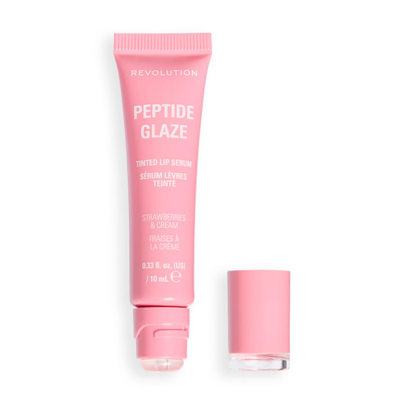 Makeup Revolution Revolution Peptide Glaze Tinted Lip Serum Strawberries & Cream