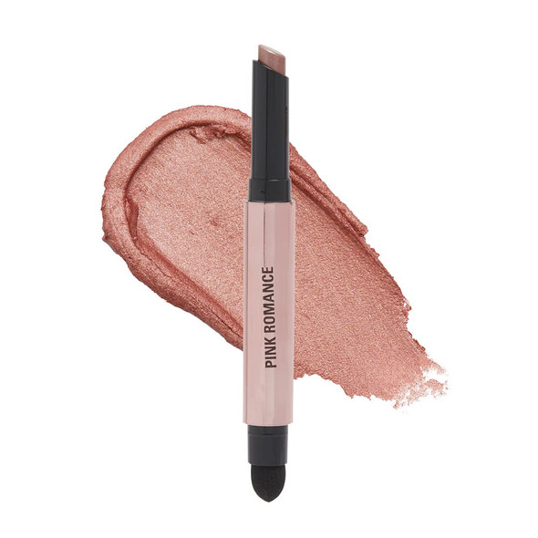 Makeup Revolution Lustre Wand Shadow Stick Pink Romance UltraPigmented & Shimmery Lids Seamless Glide Buildable Metallic Formula To Dab & Blend The Shades1.6 G
