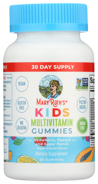 Mary RuthS Kids Sugar Multivitamin Gummies 30 Ct
