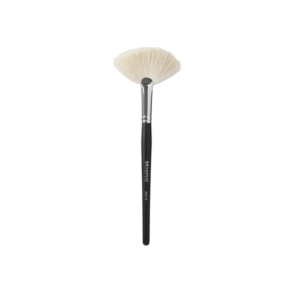 Morphe M310 Large Soft Fan Highlighter Brush ExtraWide Makeup Brush With Natural Bristles For Highlighting & Powder Application (1 Count)