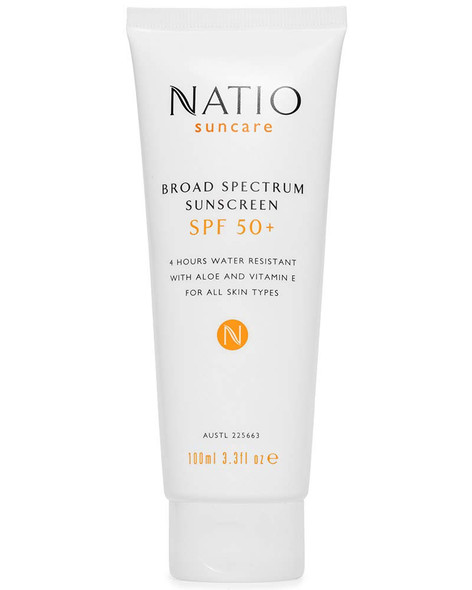Natio Broad Spectrum Sunscreen Spf 50+ 100Ml