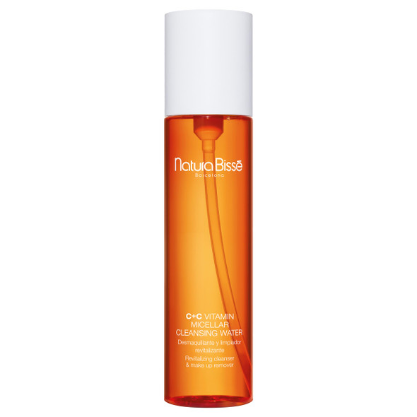 Natura Bisse C+C Vitamin Micellar Cleansing Water Revitalizing Cleanser & Makeup Remover Cleanses Revitalizes & Hydrates 7 Oz