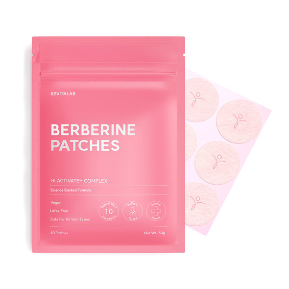 Nutrasentials Glplus1 Patches Berberine Patches For Women & Men 10X Strength Formula With Green Tea Ceylon Cinnamon & Chromium & Improved Kind Of Patches 2 Month Supply 60 Count