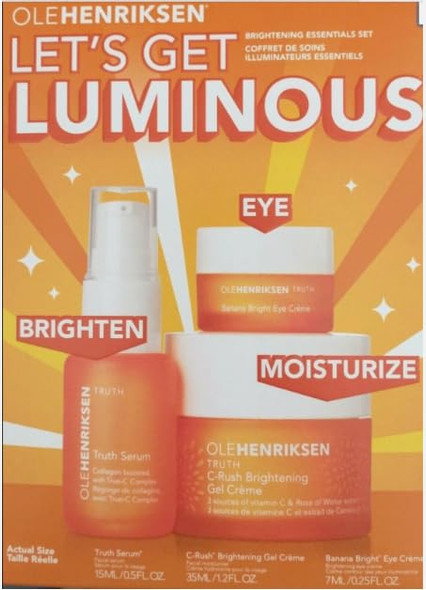Olehenriksen LetS Get Luminous Brightening Essentials Set