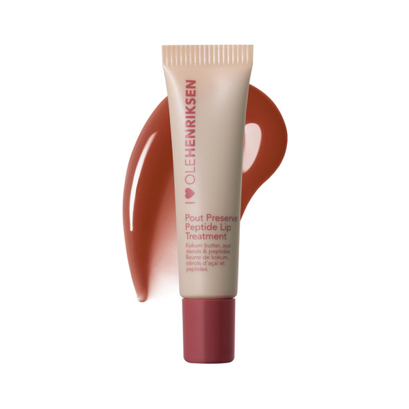 Ole Henriksen Pout Preserve Peptide Lip Treatment Vegan Lip Plumping Treatment With Acai Sterols & Kokum Butter Chai Drizzle