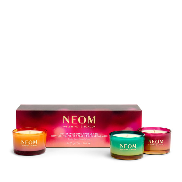 Neom Winter Wellbeing Candle Set Wellbeing Us