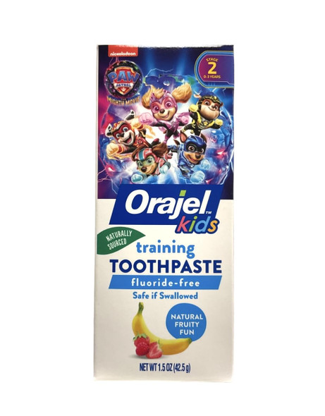 Orajel Toddler Training Toothpaste Fruity Fun 1.5 Oz. 2 Pack
