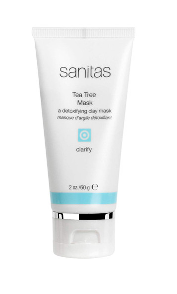 Sanitas Tea Tree Mask Purifying Mask Detoxifying 2 Oz