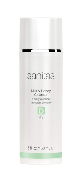 Sanitas Skincare Milk & Honey Cleanser Rich Restorative Cleanser Cleanser For Dry Skin 5 Ounces