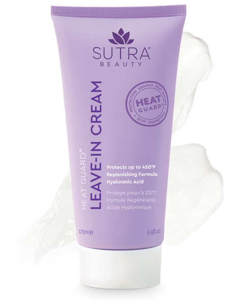 Sutra Heat Guard LeaveIn Cream For Frizzy Dry & Damaged Hair Thermal Protecting Conditioner Hydrates Protects & Repairs Against Heat With Hyaluronic Acid AntiFrizz Haircare Products