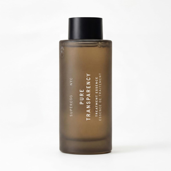 Superegg Pure Transparency Treatment Essence For Bright Plump Glowing Skin. Essence With 8D Hyaluronic Acid Galactomyces Ferment Filtrate Cica Peptide. 100 Ml / 2 Fl Oz