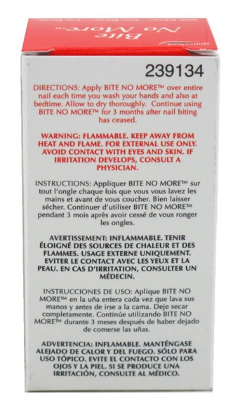 Supernail Stop Nail Biting Bitter Nail Polish For Nail Biting Prevention Anti Nail Biting Treatment For Kids & Adults Thumb Sucking Deterrent 0.5 Oz