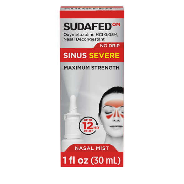 Sudafed Om Sinus Severe No Drip Nasal Spray 1 Fl. Oz