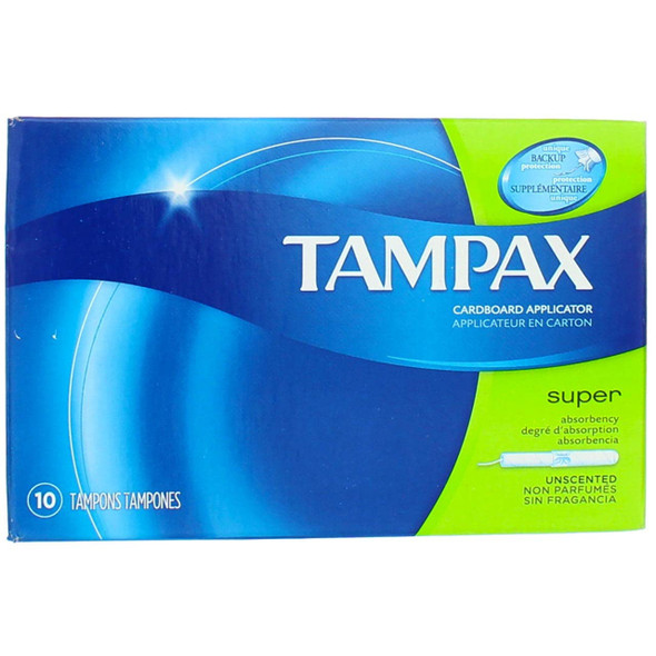 Tampax Super Size 10S Tampax Super 10Ct