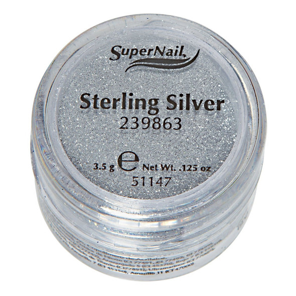 Super Nail Art Loose Glitter Sterling Silver