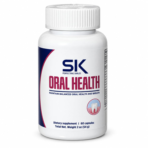 Sk Perfecting Smiles Oral Health Premium Daily Supplement For Gum Wellness Fresh Breath & Tooth Strength Vitamins Minerals & Botanical Blend 60 Count (Pack Of 1)
