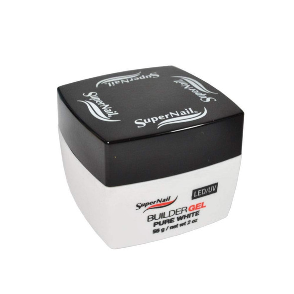 Supernail Led/Uv Builder Gel Pure White 2 Fluid Ounce