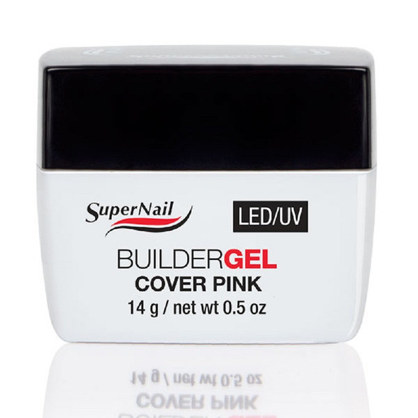 Supernail Led/Uv Builder Pink Gel Cover 0.5 Fluid Ounce